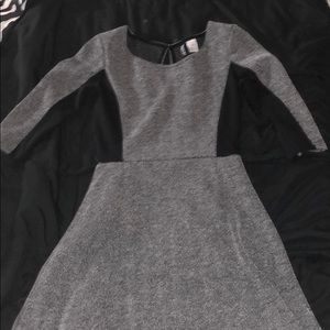 Grey and black Skater dress